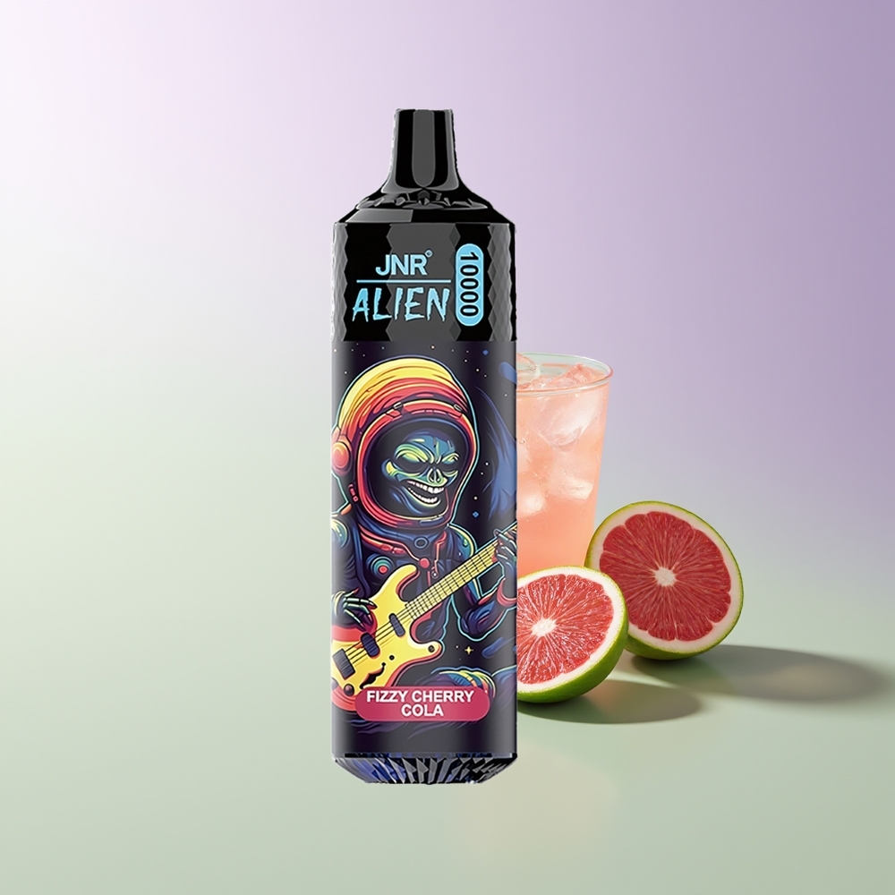 JNR Alien 10000 Pufų LED (RGB) Fizzy Vyšnių Kola