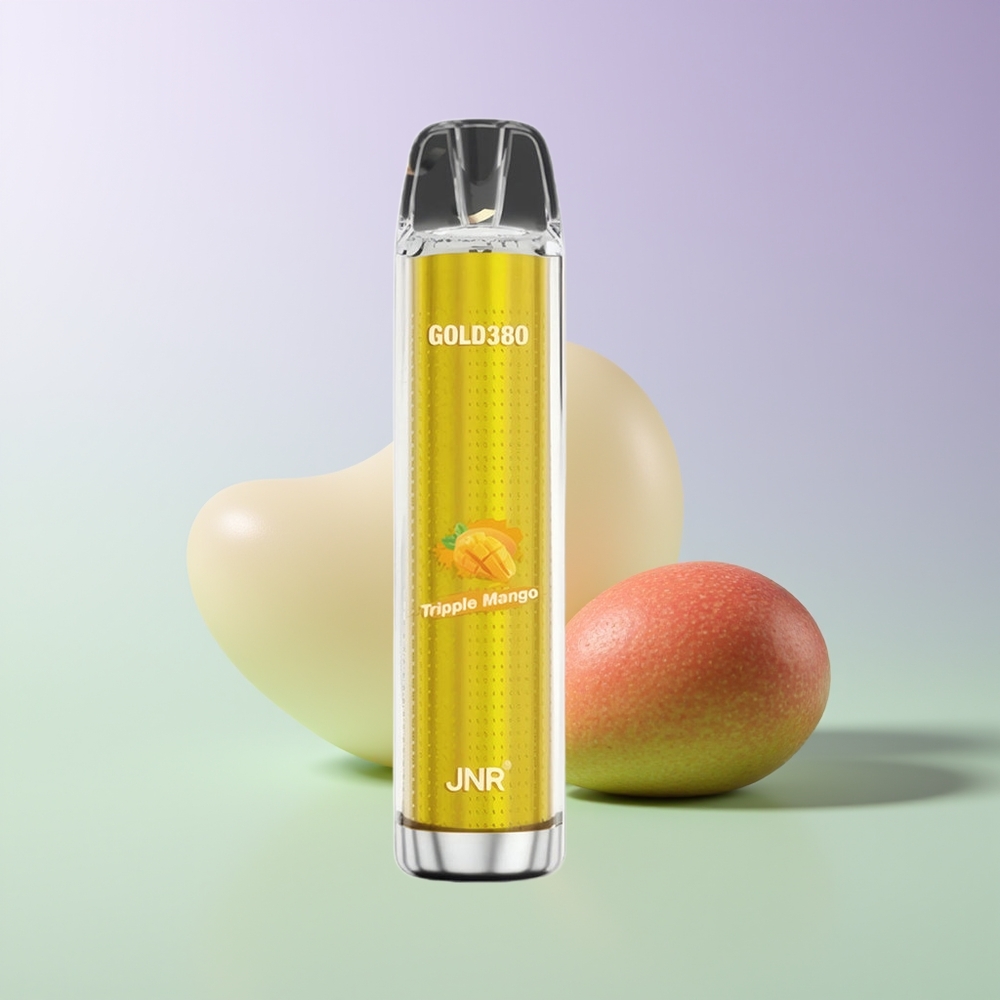 JNR Glod380 6000 Pūkų Vienkartinės Elektroninės Cigaretės Trigubas Mango