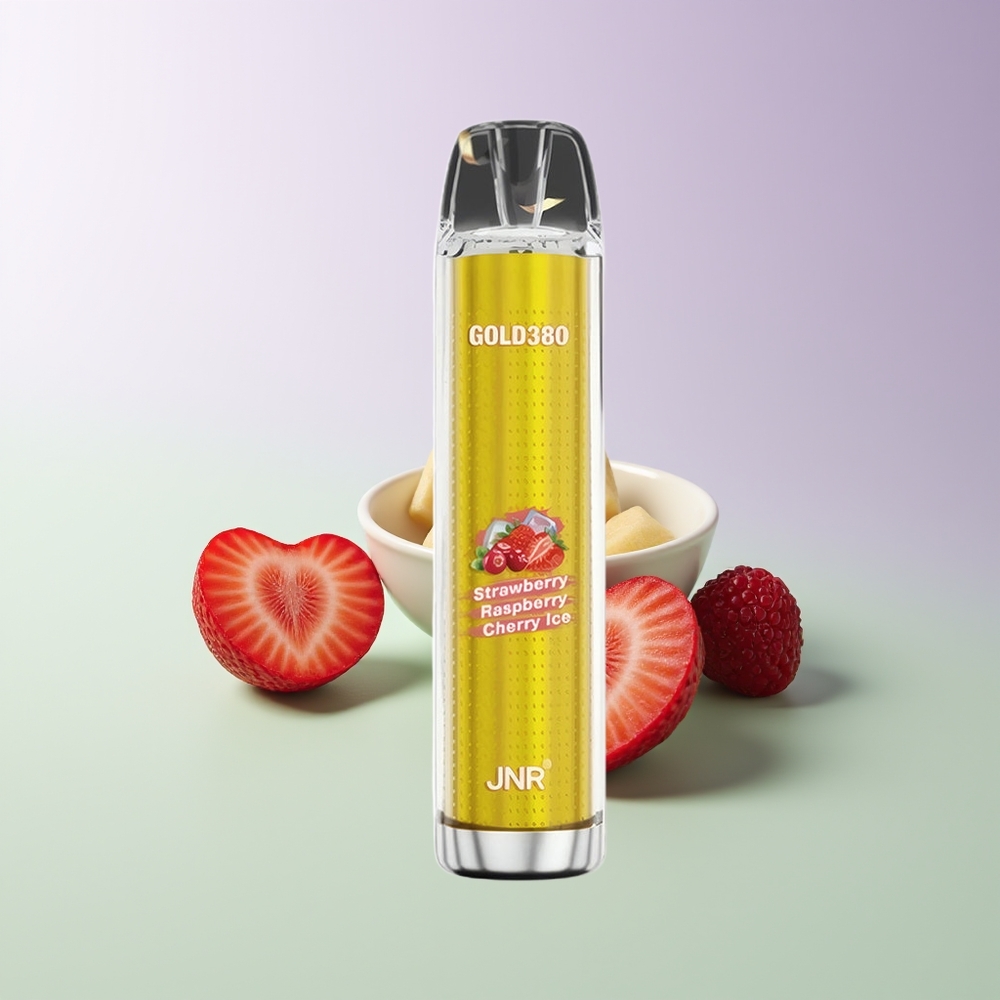 JNR Glod380 6000 Pufų Vienkartinės Elektroninės Cigaretės Braškės Avietė