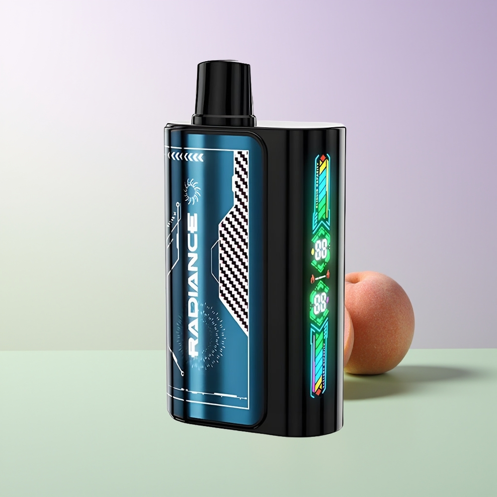 JNR Radiance 31000 Pūkų Vienkartinė Vaparė Vasario Persikas ir Ledas