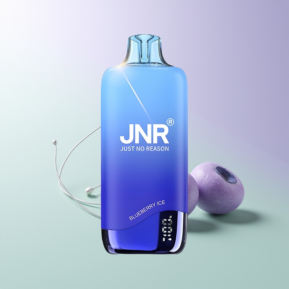 JNR Rainbow 10500 Pūkų Vienkartinės Elektroninės Cigaretės Mėlynų Uogų Ledas 18ml