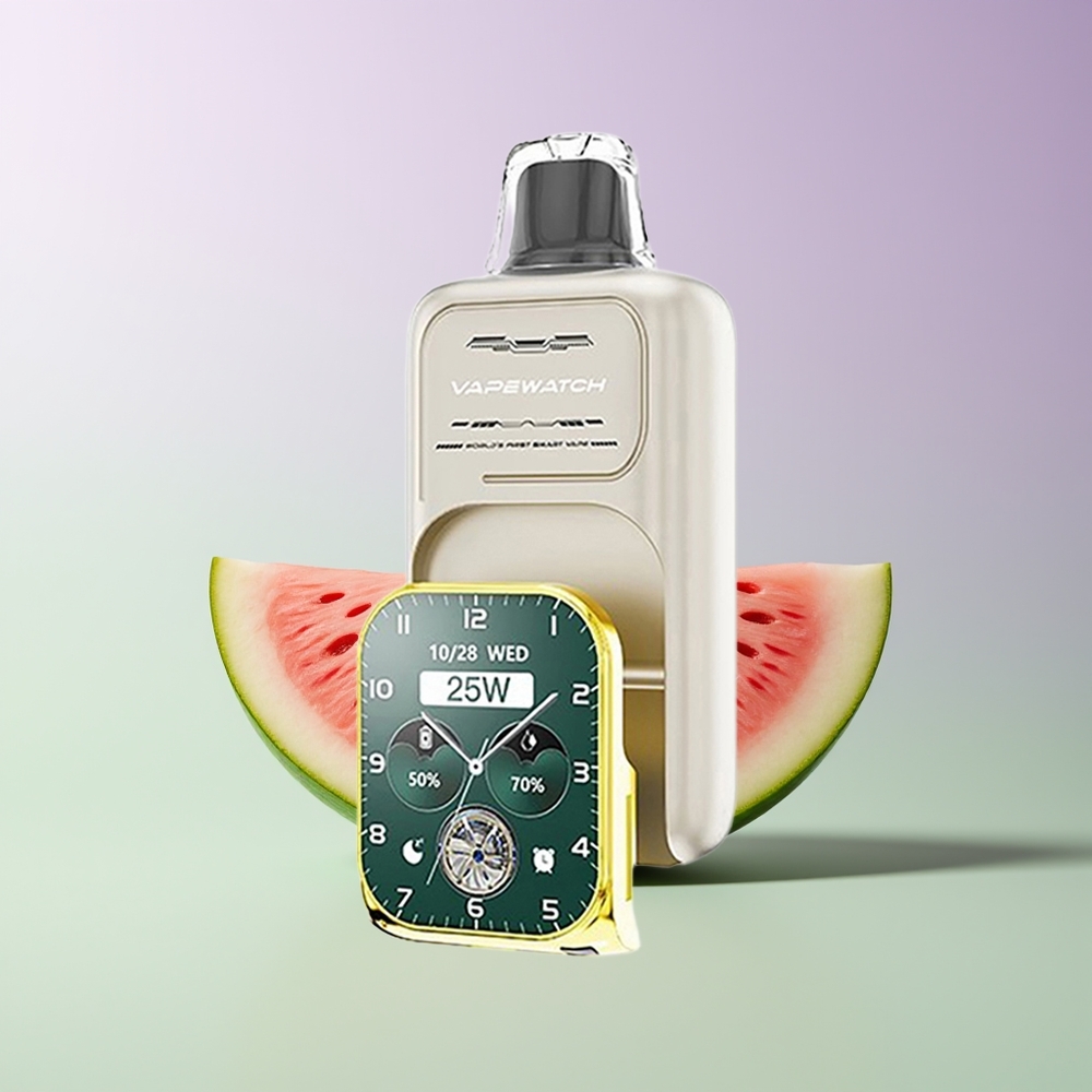 JNR VapeWatch 30000 Puffų Vienkartinis Veipas Arbūzas-Ledas 1000mAh